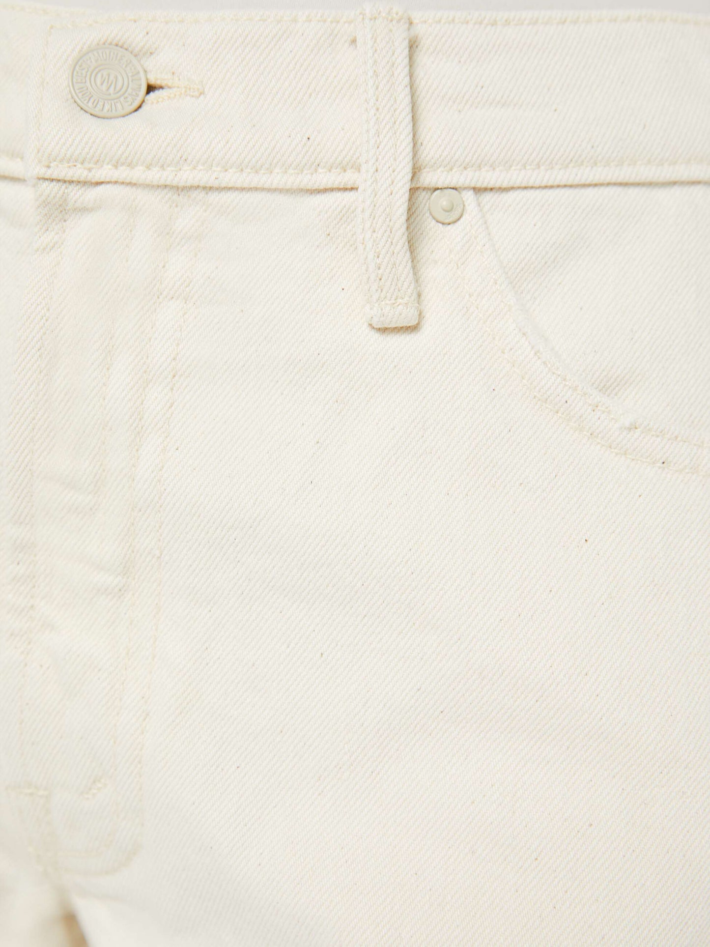 Mother Denim The Dodger Short Fray Natural Selection