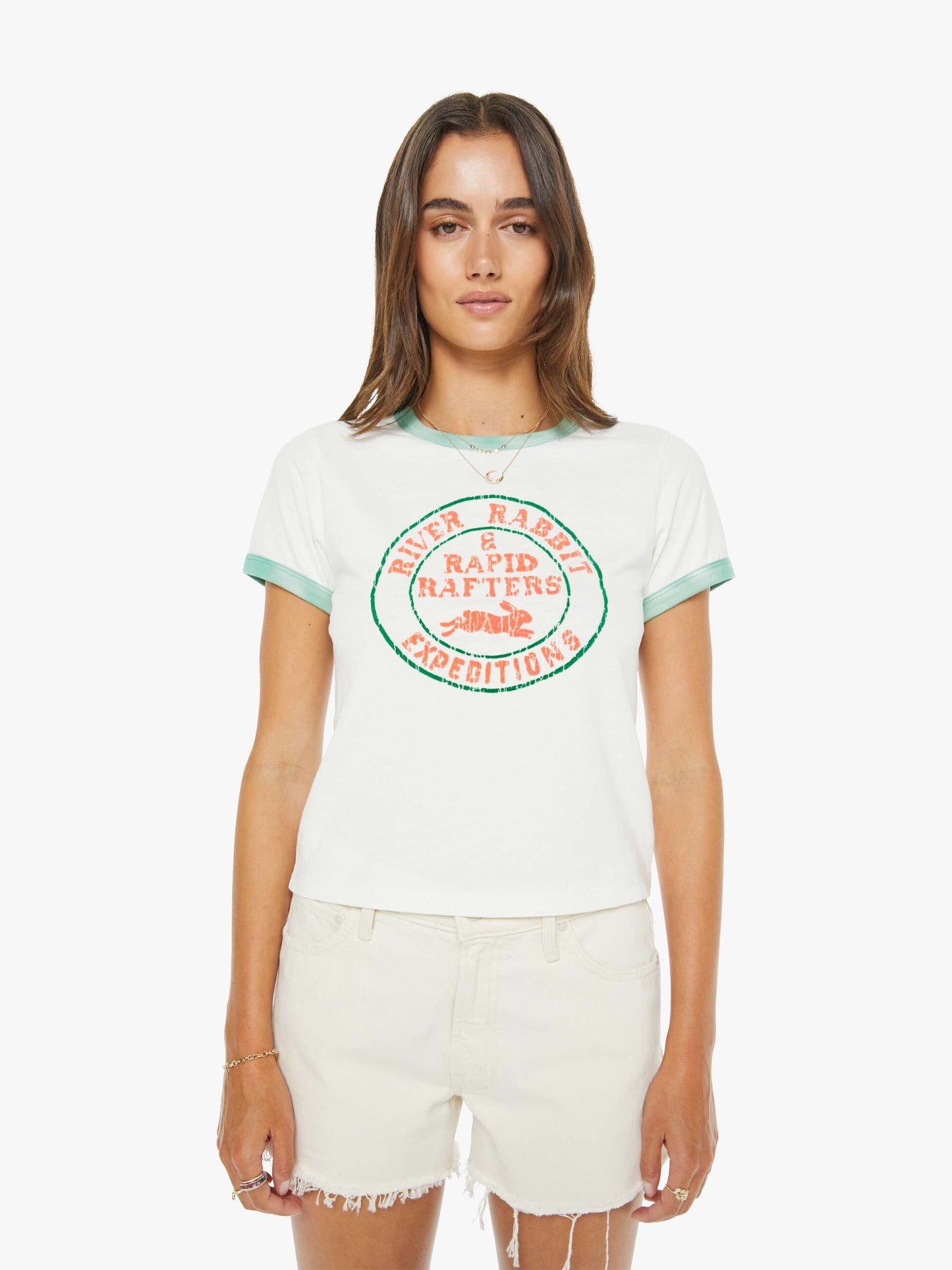 Mother Denim The Dodger Short Fray Natural Selection