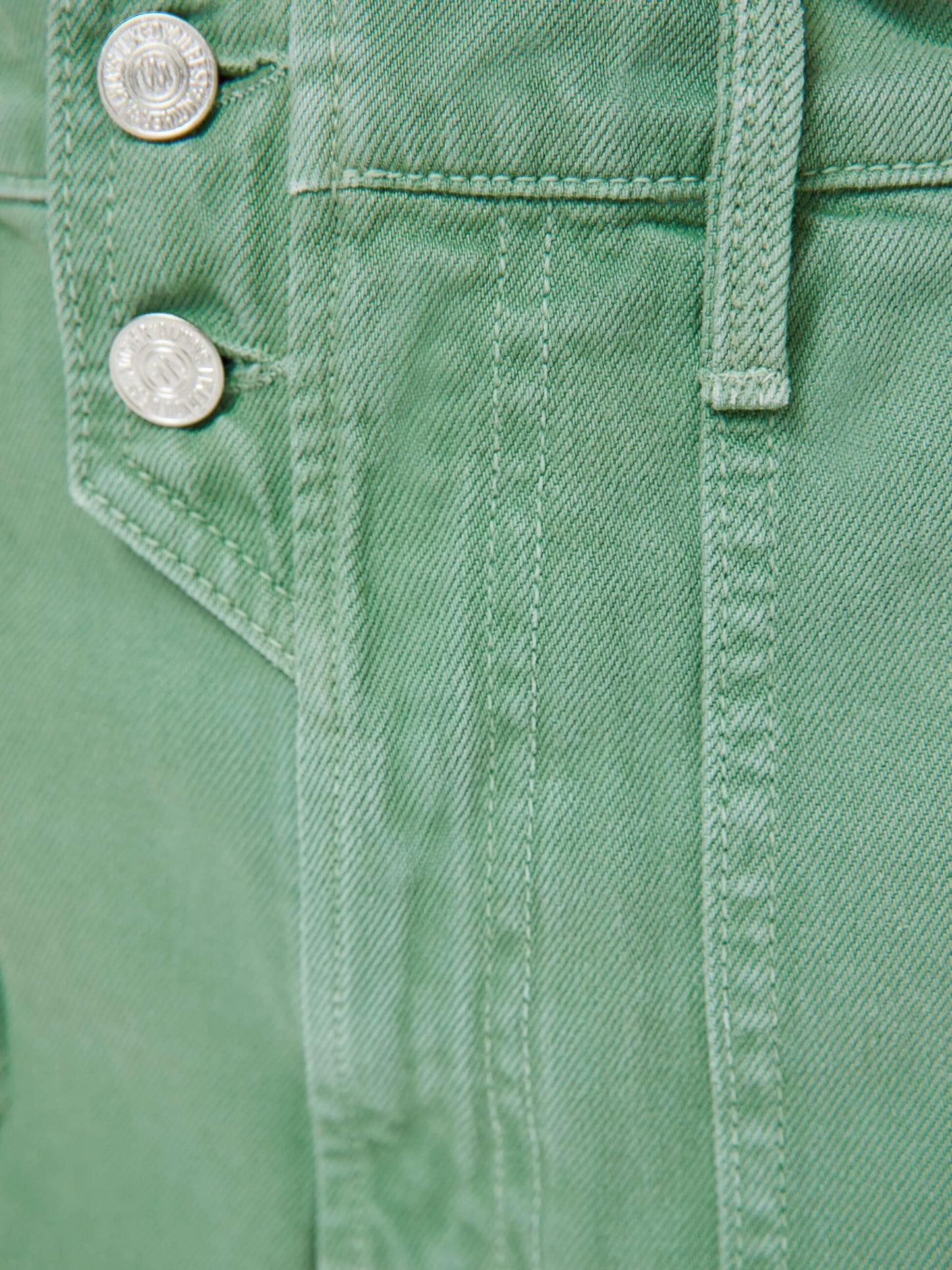Mother Denim The Detour Short Creme De Menthe