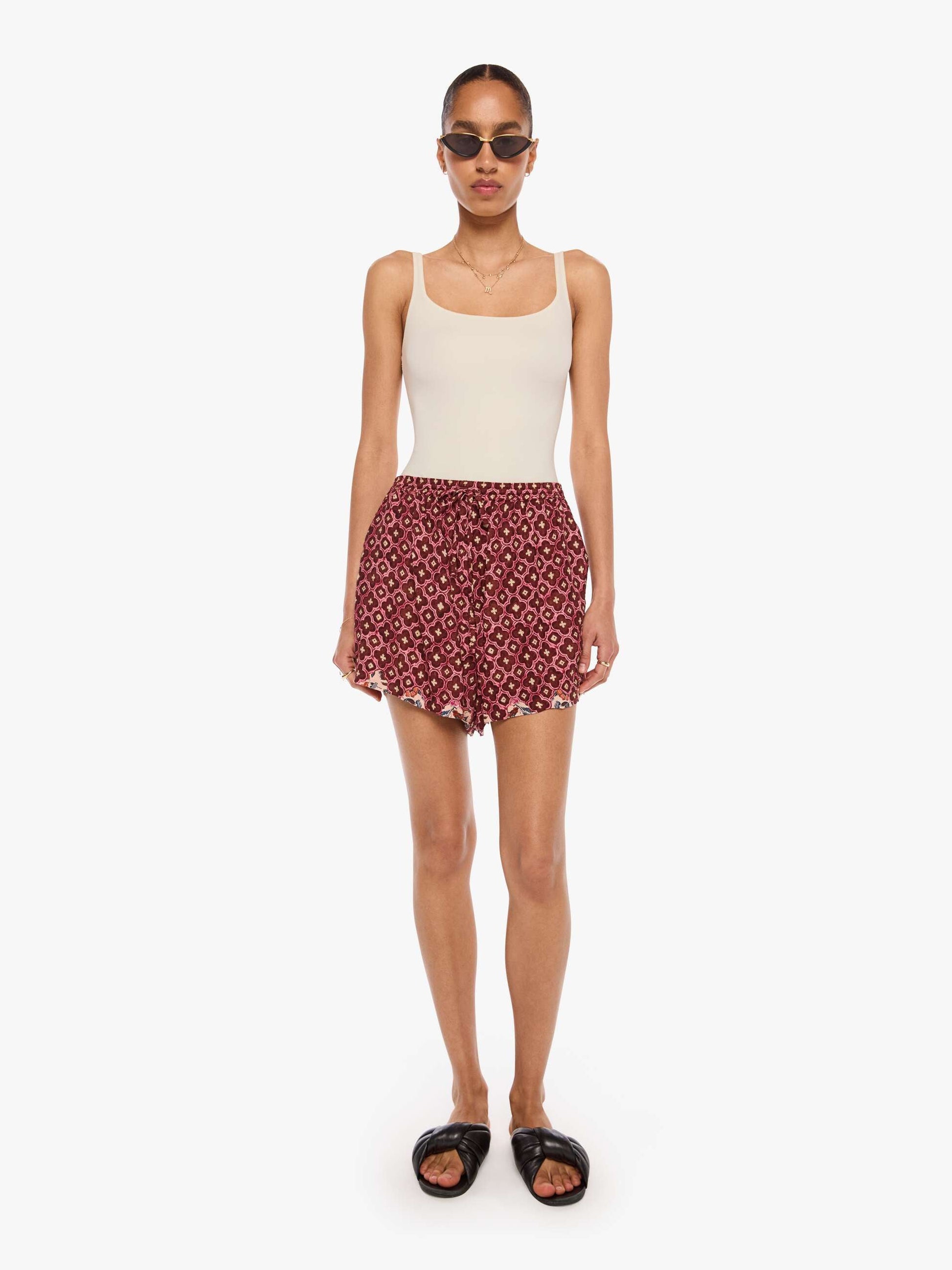 Mother Denim Natalie Martin Jasper Short MOSAIC SPICE