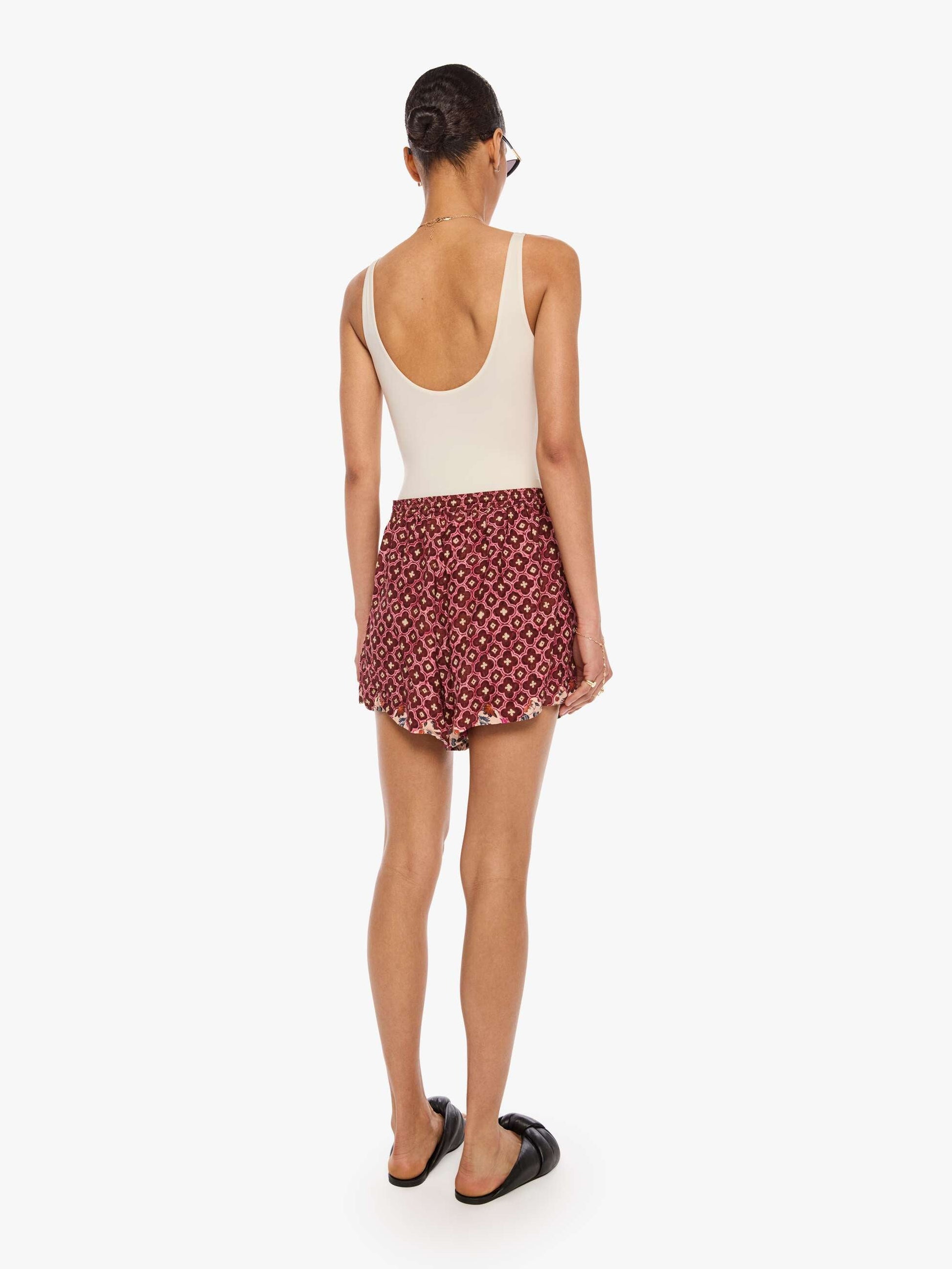 Mother Denim Natalie Martin Jasper Short MOSAIC SPICE