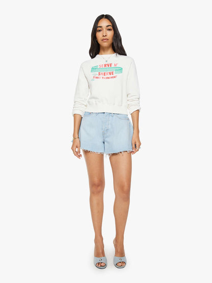 Mother Denim The Flutter Short Fray Shaken Not Stirred