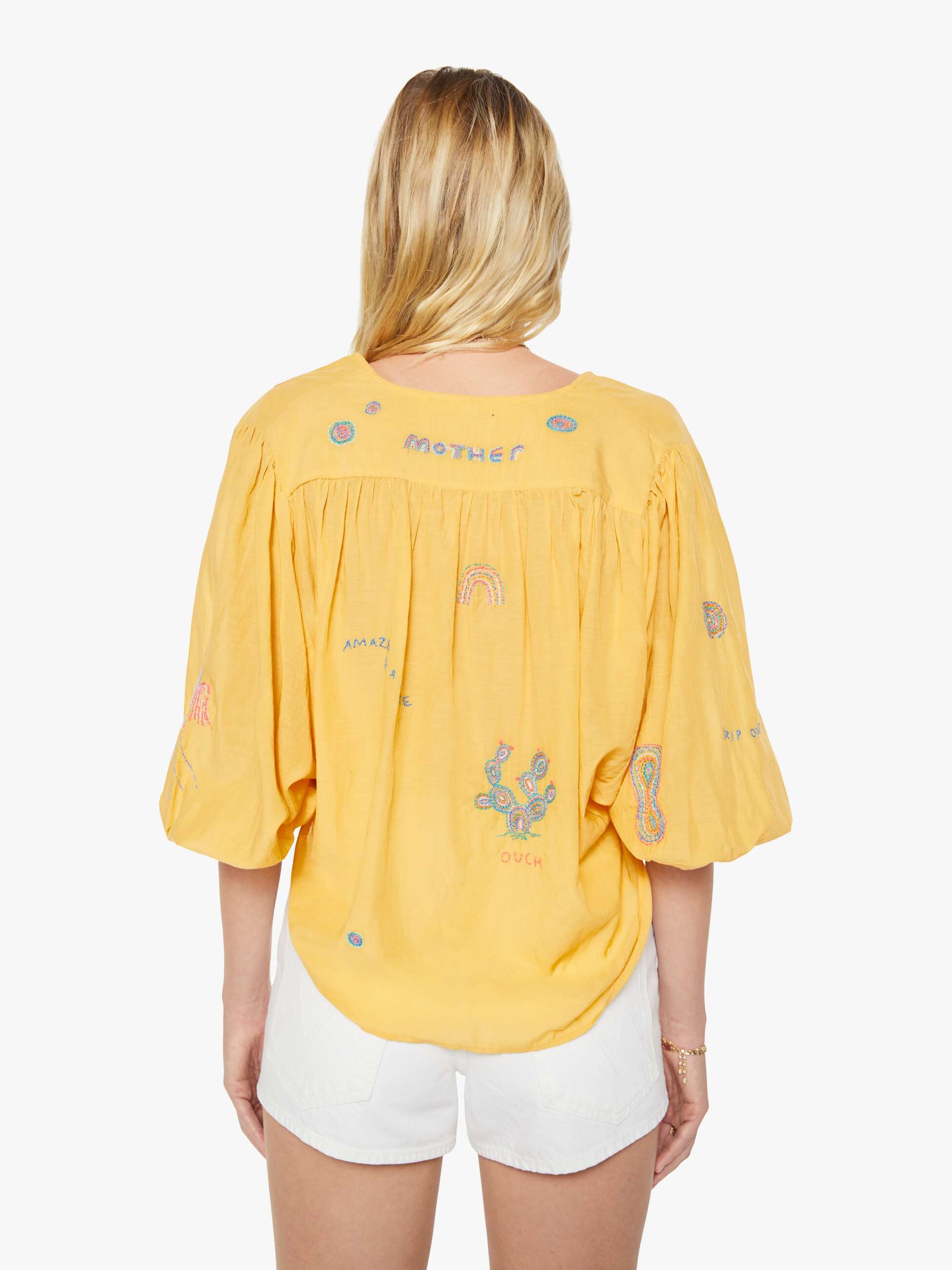 Mother Denim The Dodger Short Picket Fence
