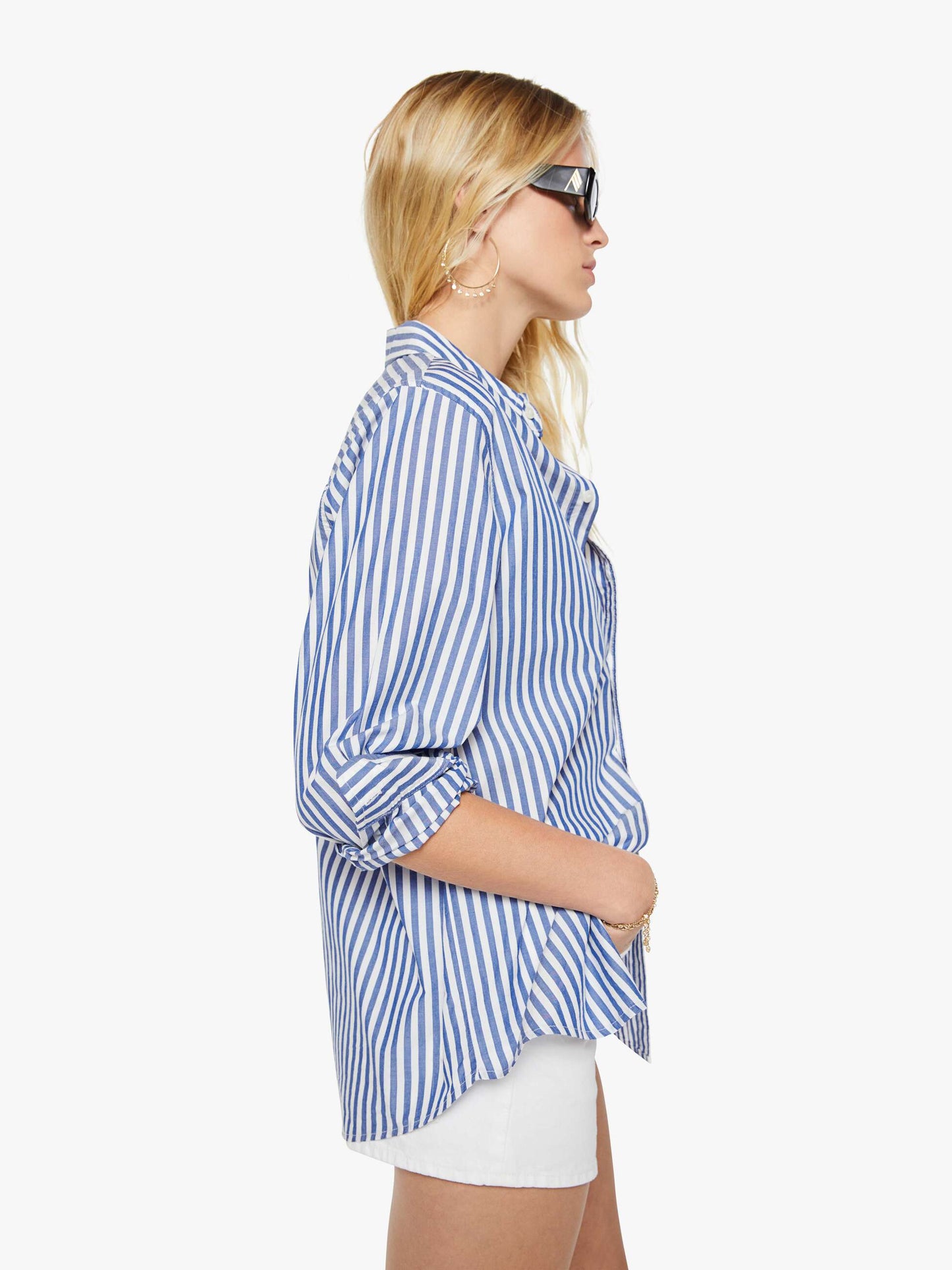 Mother Denim The Dodger Short Picket Fence