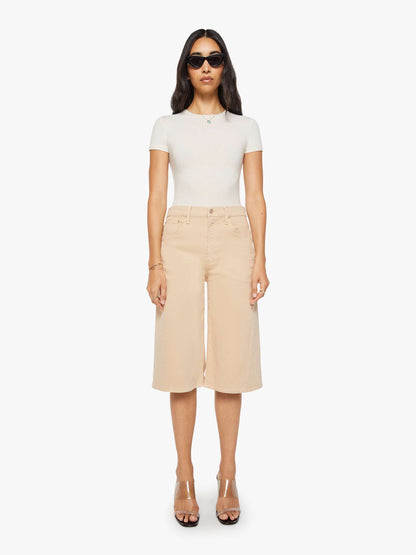 Mother Denim The Whole Lot Twist Zip Almond Buff