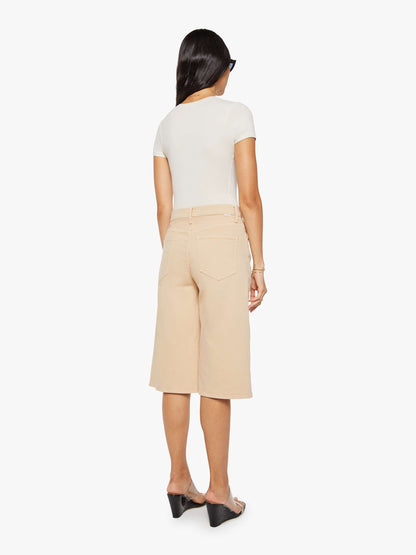 Mother Denim The Whole Lot Twist Zip Almond Buff