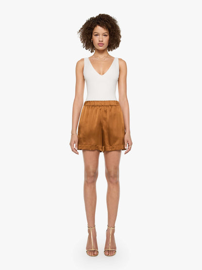 Mother Denim SABLYN Brynn Short TOBACCO