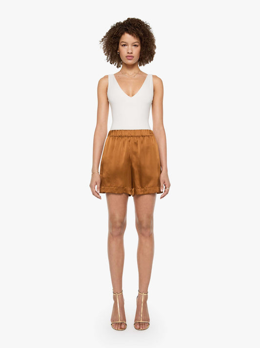 Mother Denim SABLYN Brynn Short TOBACCO
