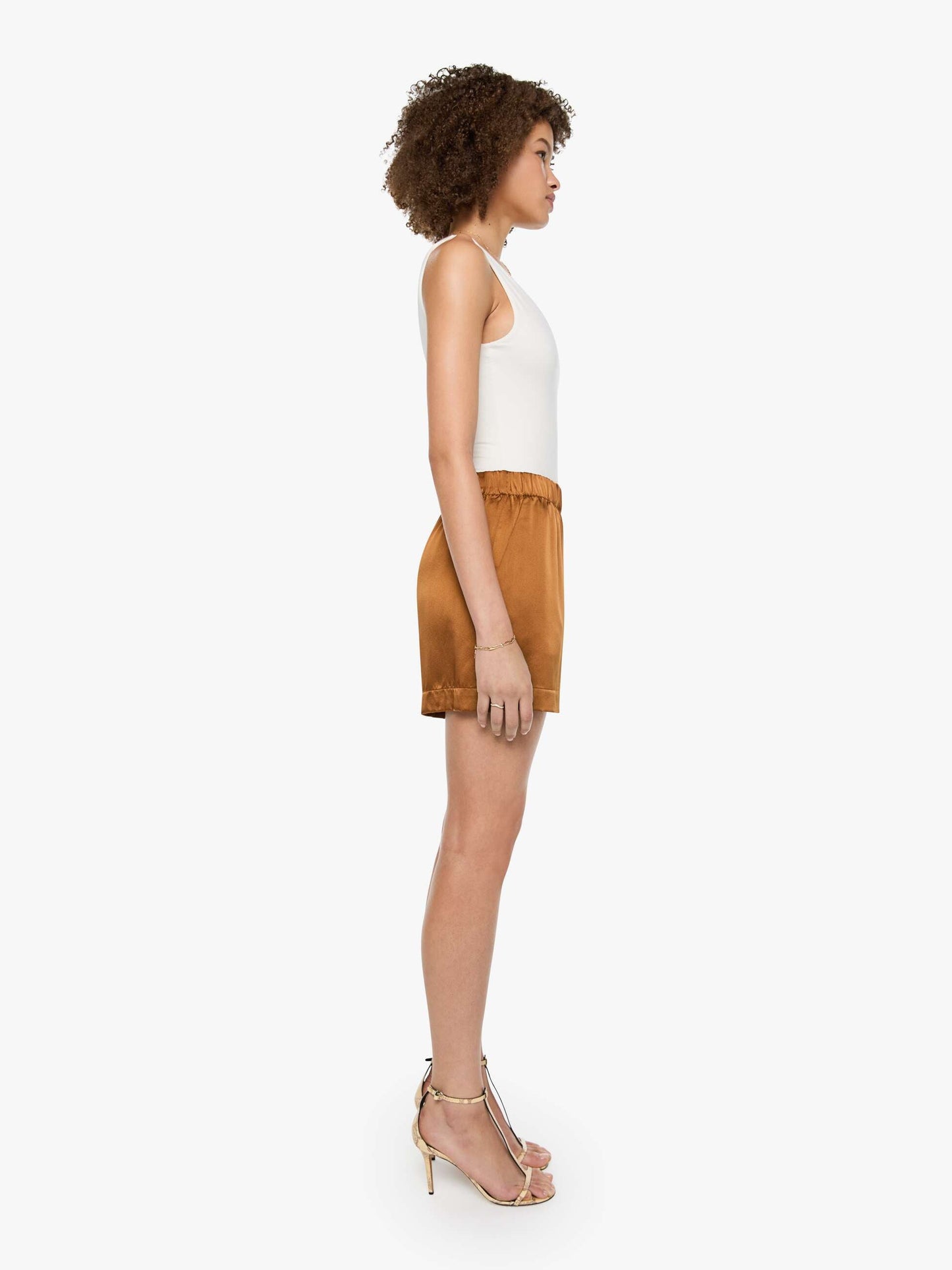 Mother Denim SABLYN Brynn Short TOBACCO