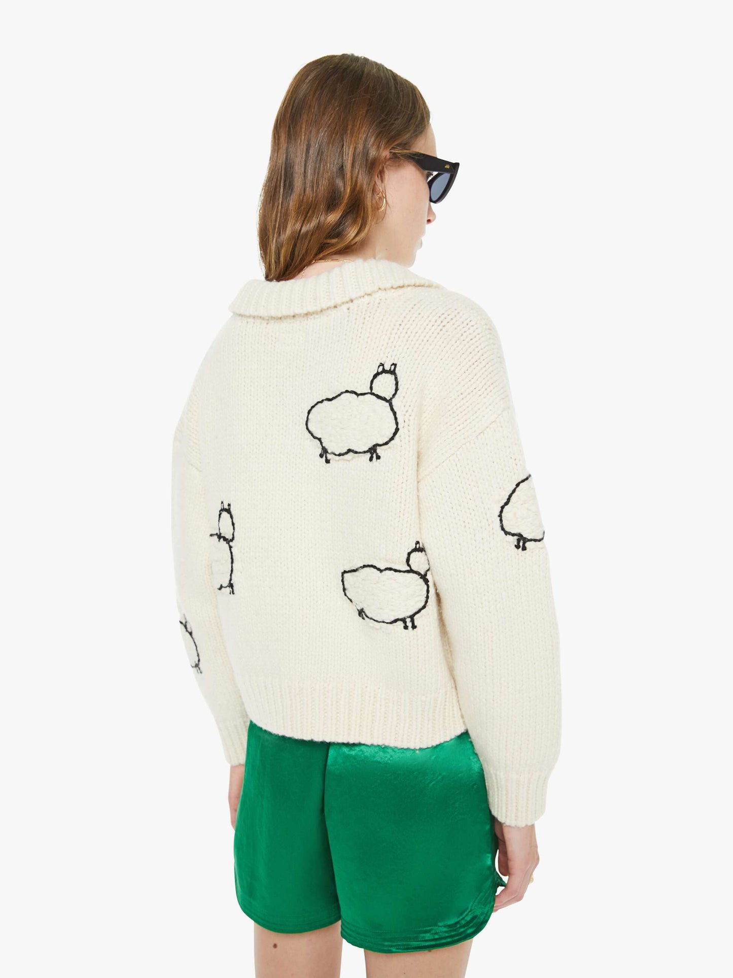 Mother Denim The Crop Raquette Cardigan Wool Plus The Gang