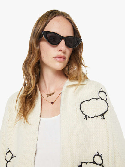 Mother Denim The Crop Raquette Cardigan Wool Plus The Gang
