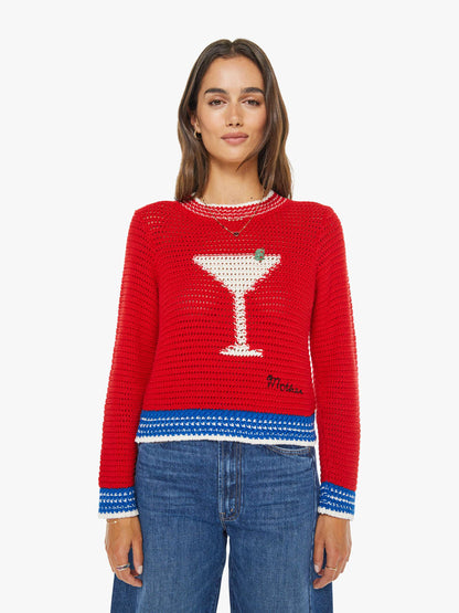 Mother Denim The Mini Pullover Bottoms Up