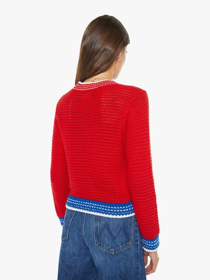 Mother Denim The Mini Pullover Bottoms Up