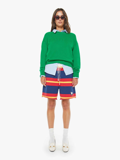 Mother Denim The Logo Jumper Green