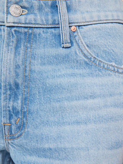Mother Denim The Crop Jumper Blurred Lines