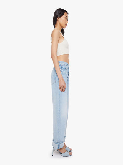 Mother Denim The Crop Jumper Blurred Lines