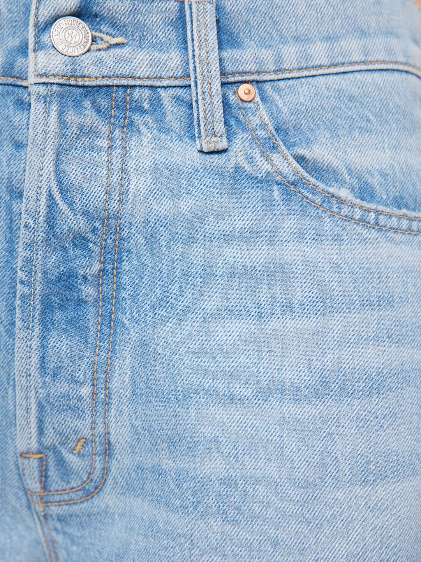 Mother Denim The Crop Jumper Blurred Lines