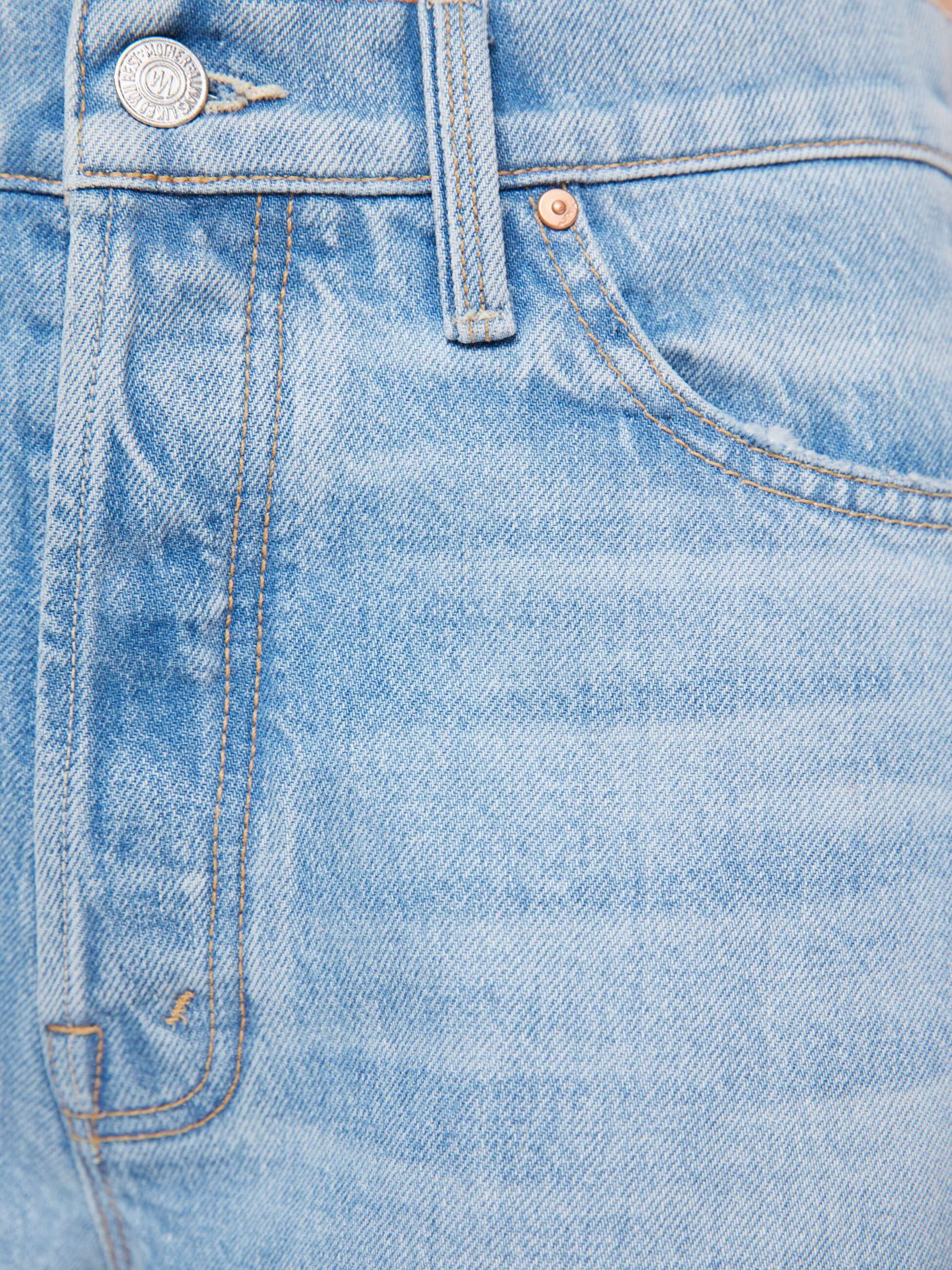 Mother Denim The Crop Jumper Blurred Lines