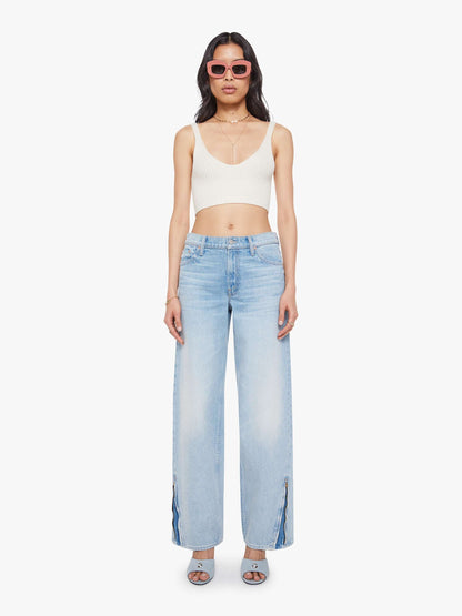 Mother Denim The Crop Jumper Blurred Lines