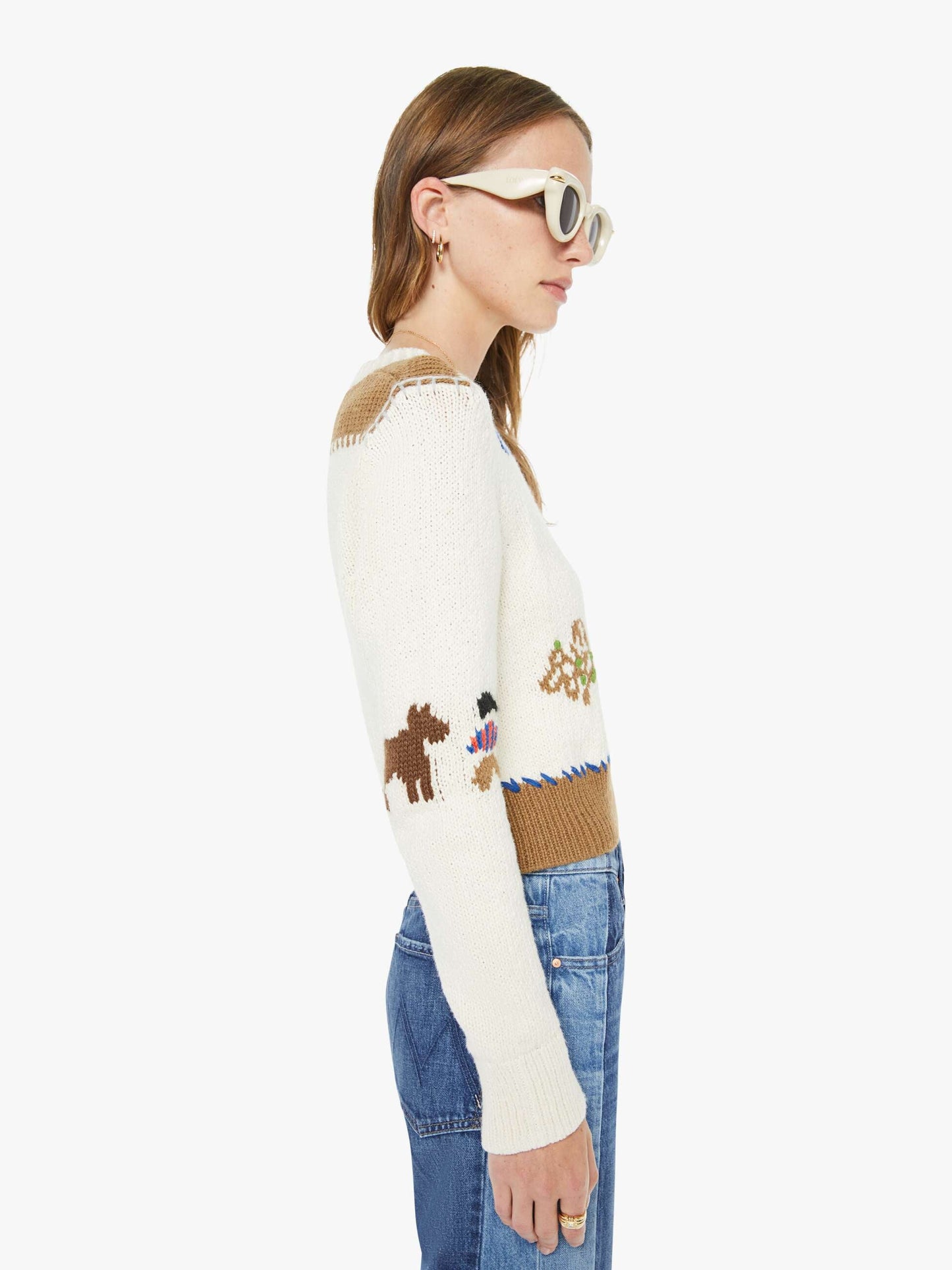 Mother Denim The Shrunken Pullover Little House On The Prairie