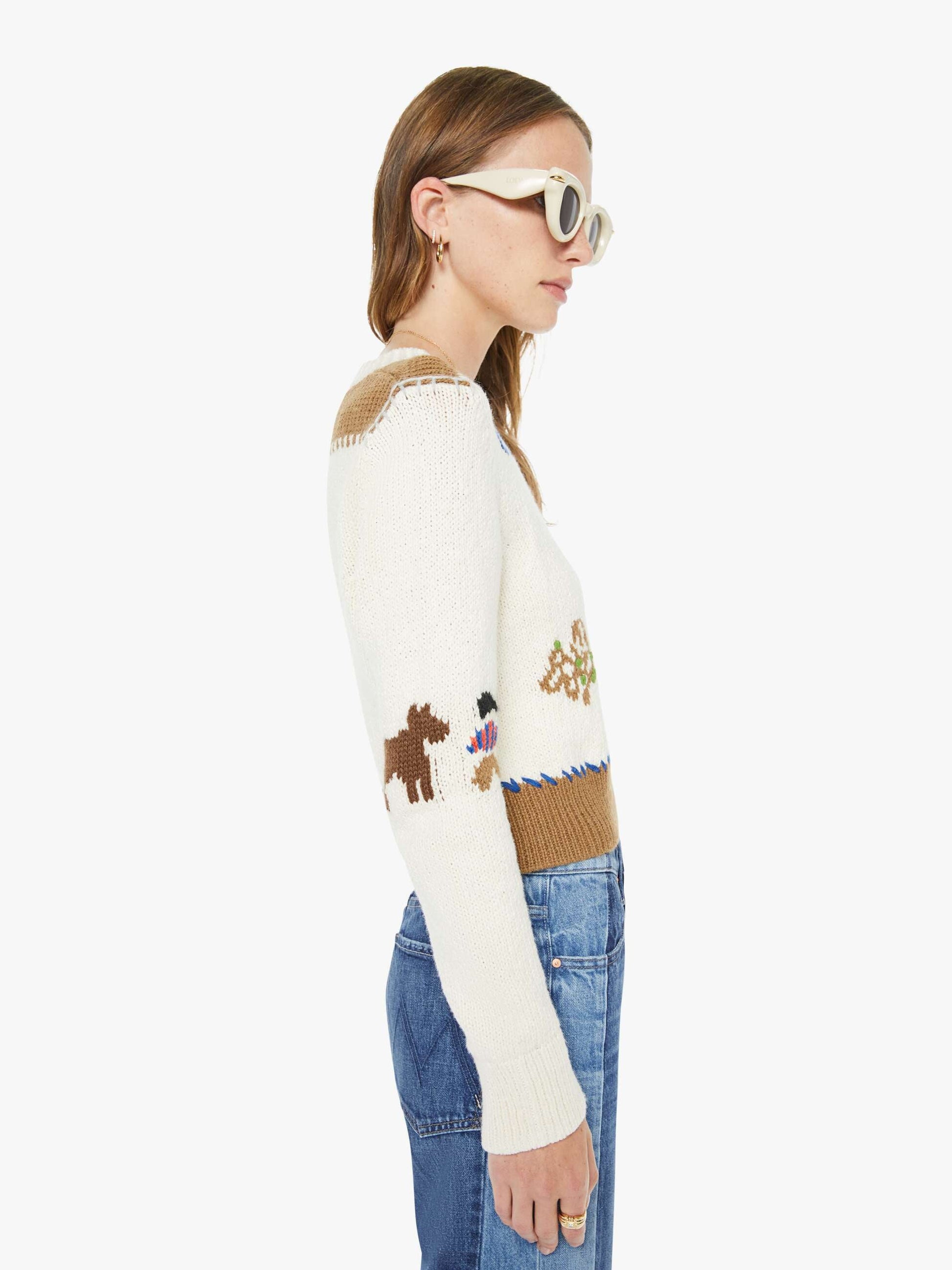 Mother Denim The Shrunken Pullover Little House On The Prairie