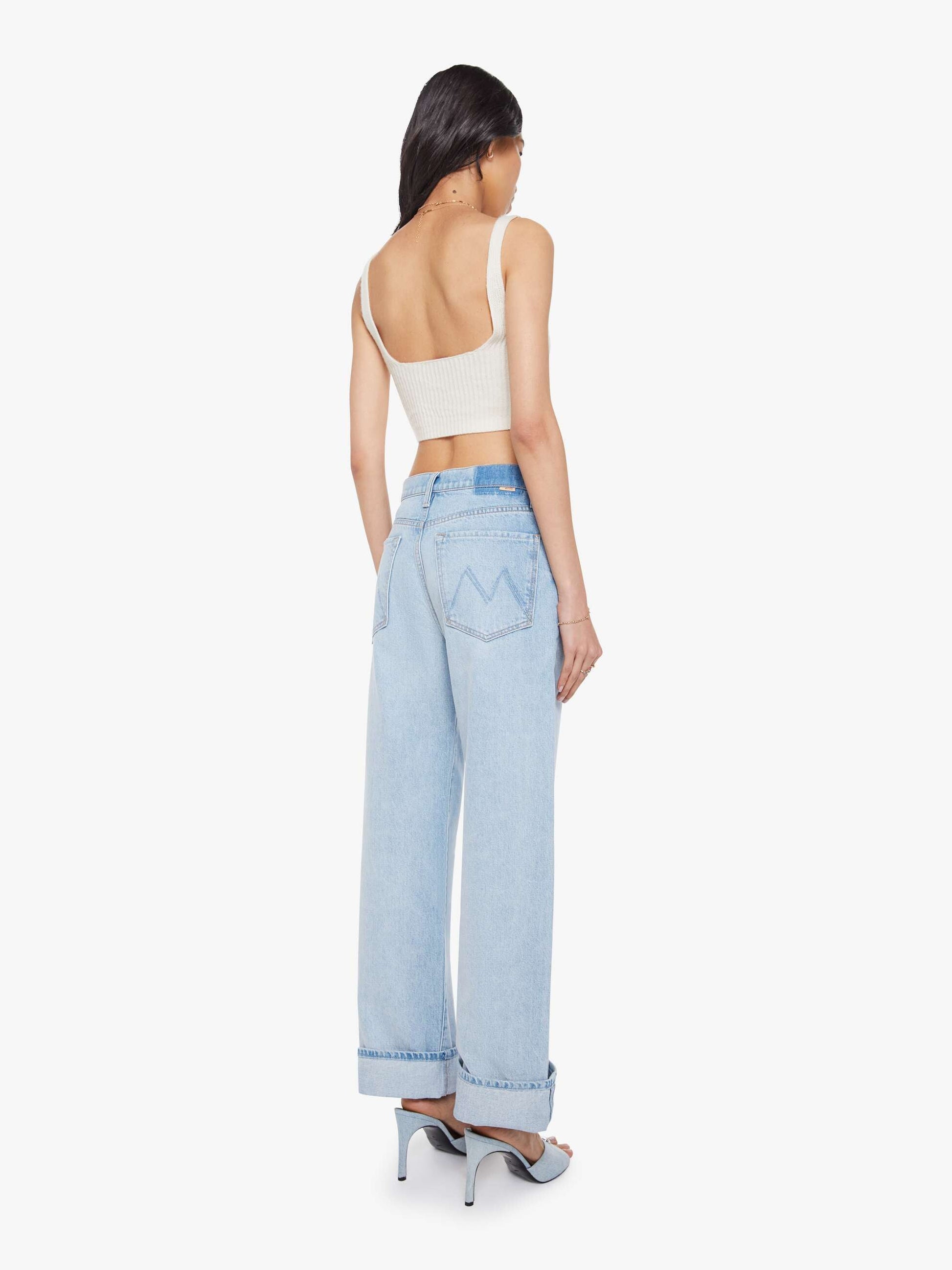 Mother Denim The Zip Raquette Cardigan Fluff Back