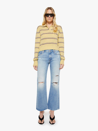Mother Denim Eterne Barrett Sweater BUTTER STRIPE