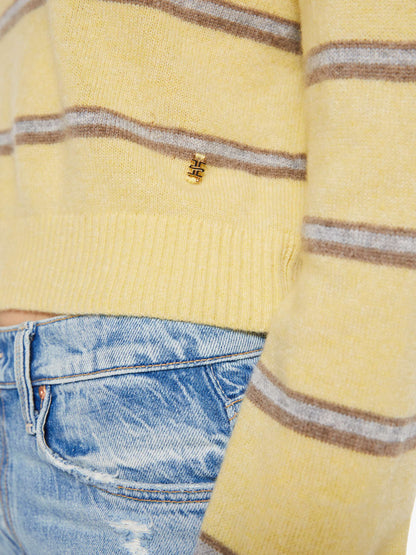 Mother Denim Eterne Barrett Sweater BUTTER STRIPE