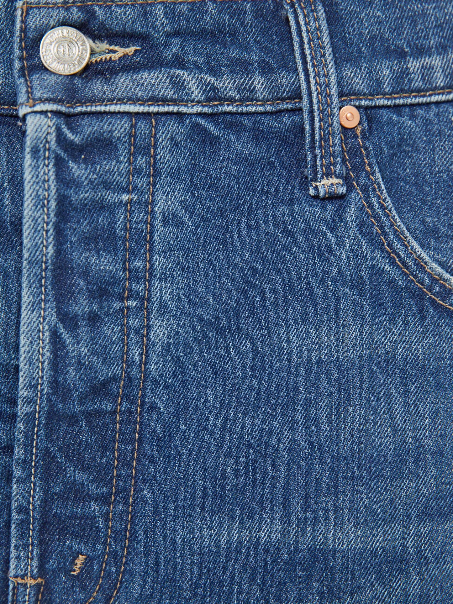 Mother Denim The Crop Raquette Drop Shot