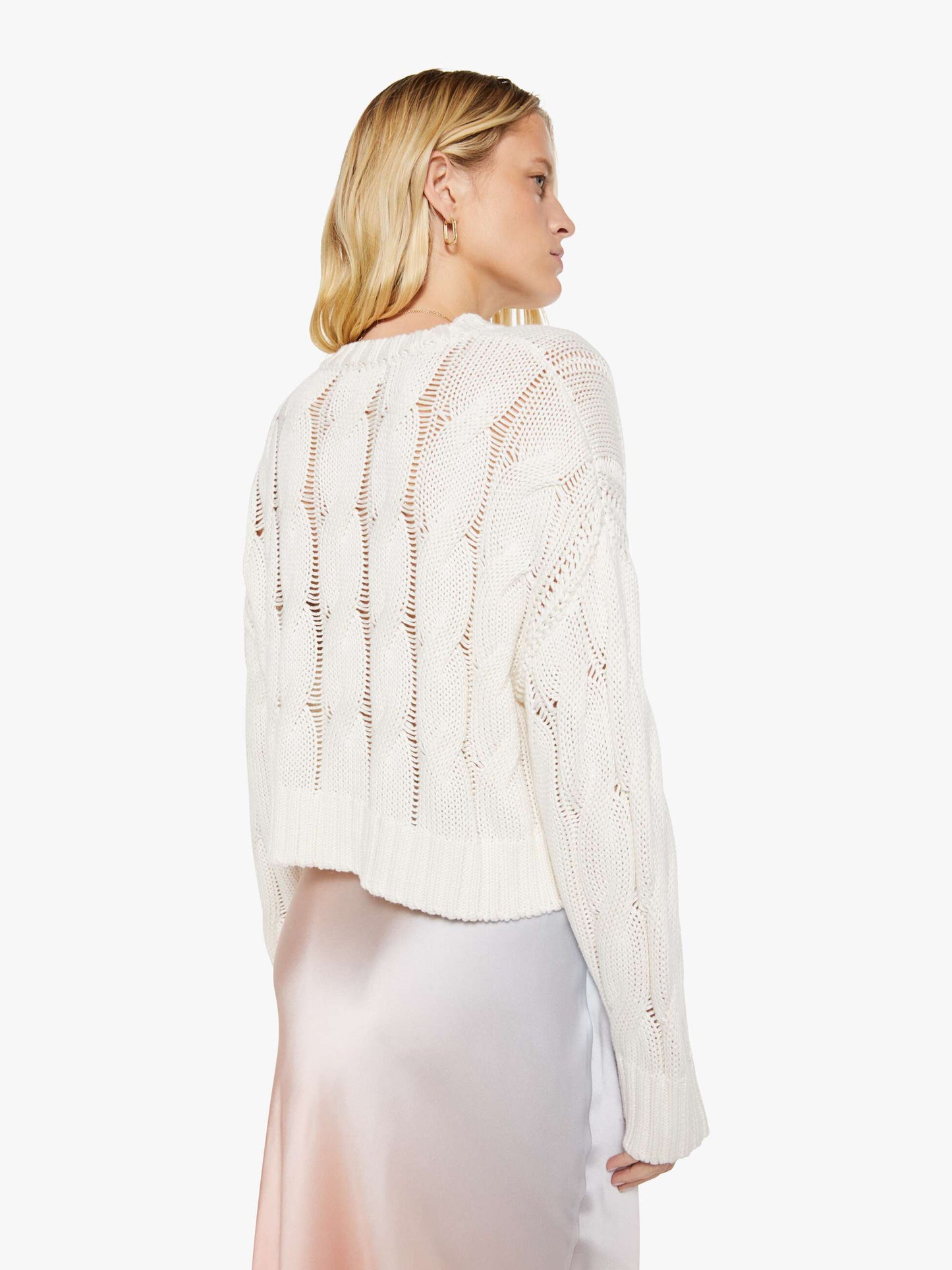 Mother Denim SABLYN Tristan D Pullover GARDENIA