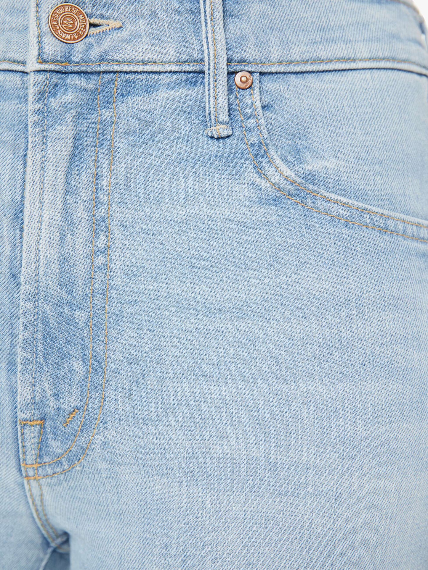 Mother Denim The Crop Pullover Dusk To Dawn