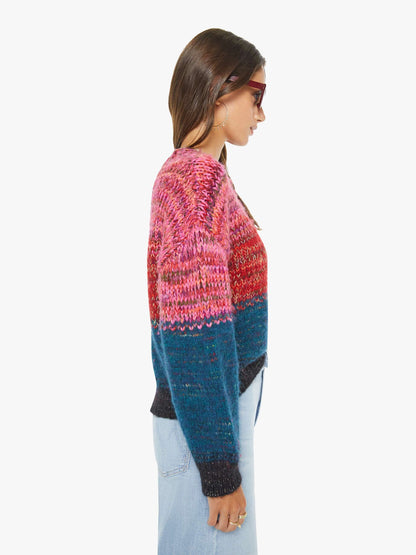 Mother Denim The Crop Pullover Dusk To Dawn