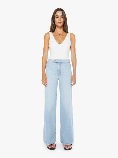 Mother Denim The Crop Pullover Dusk To Dawn
