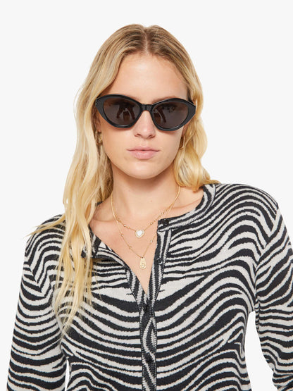 Mother Denim SPRWMN Baby Cardigan ZEBRA