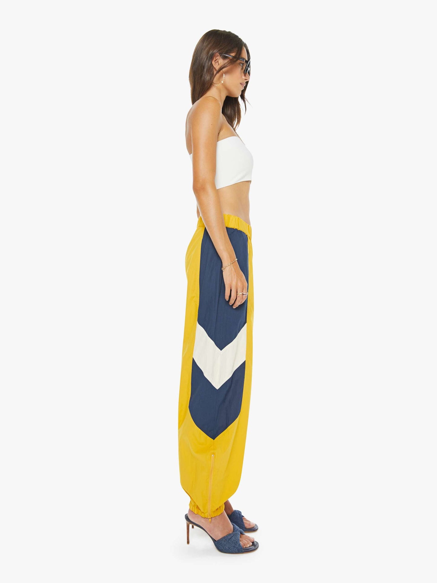 Mother Denim The Home Stretch Sneak Artisians Gold
