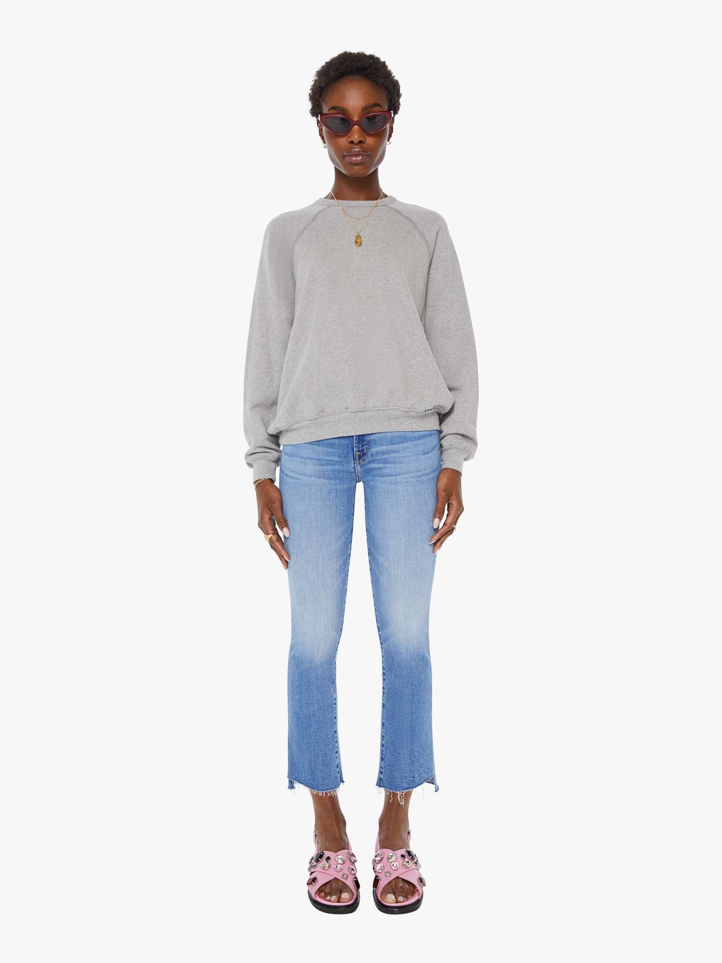 Mother Denim The Biggie Concert Grey (Open)