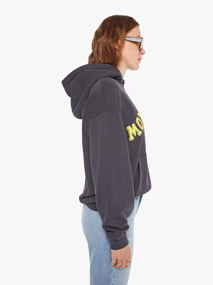 Mother Denim The Oversized Hoodie Black (Charcoal)