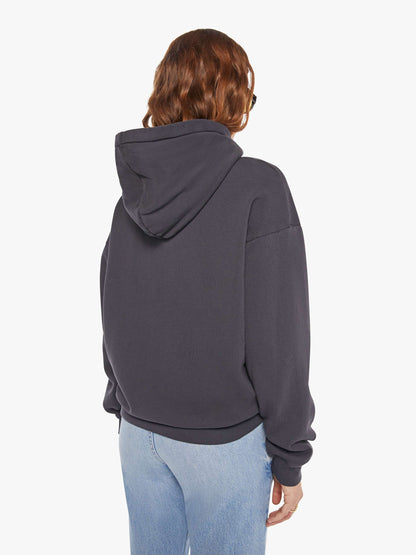 Mother Denim The Oversized Hoodie Black (Charcoal)