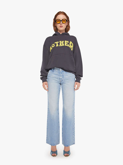 Mother Denim The Oversized Hoodie Black (Charcoal)