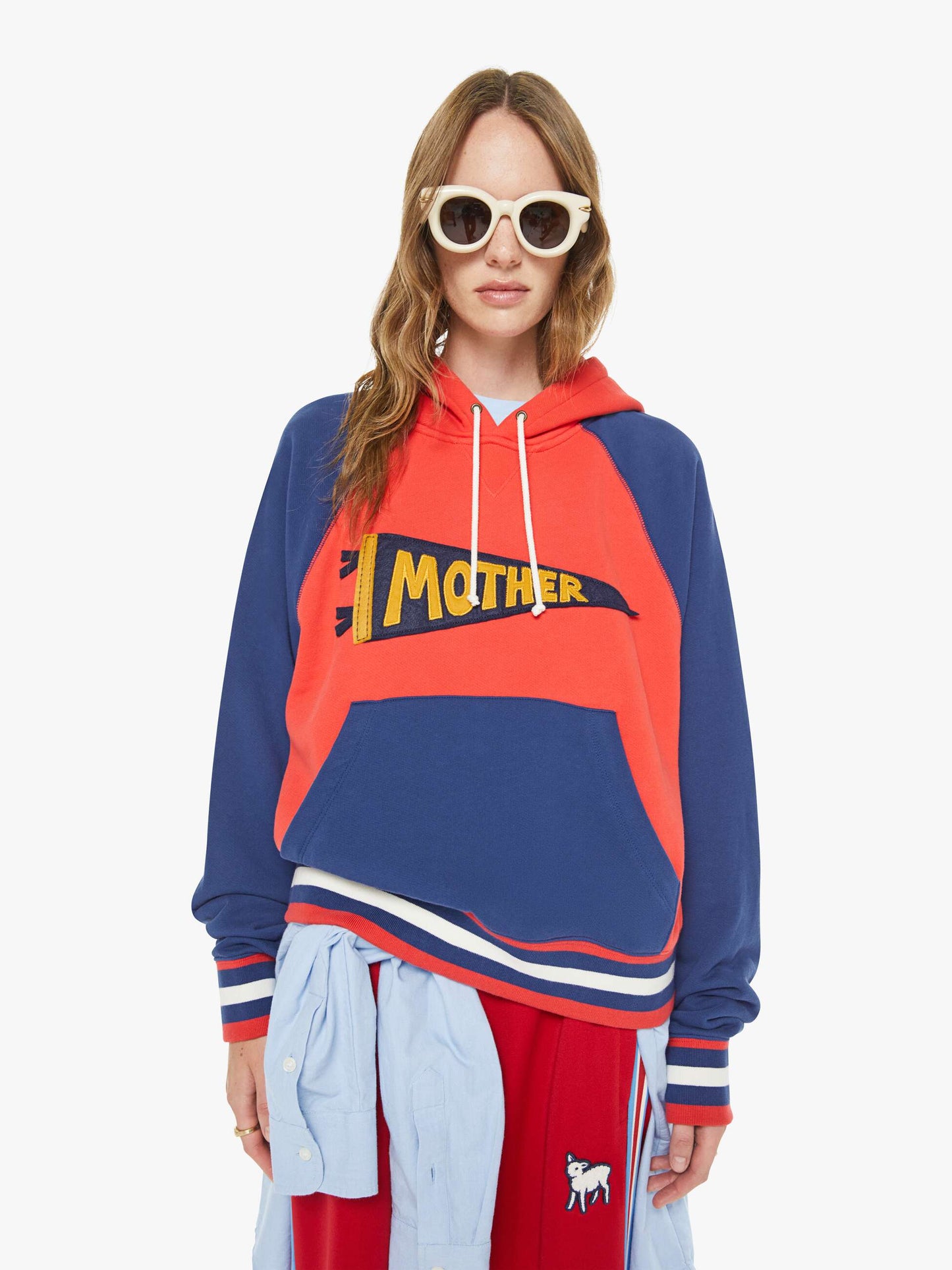 Mother Denim The Square Hoodie MOTHER Pennant