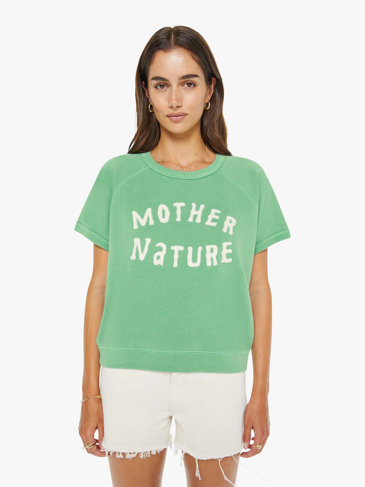 Mother Denim The Short Sleeve Concert MOTHER Nature