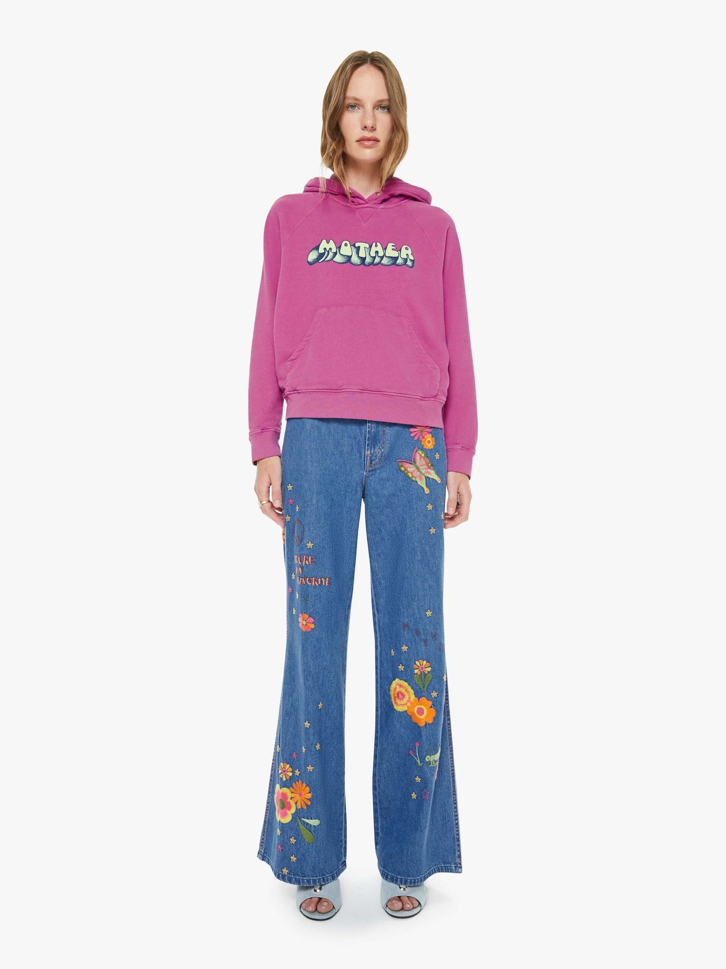 Mother Denim The Square Hoodie Puff Piece
