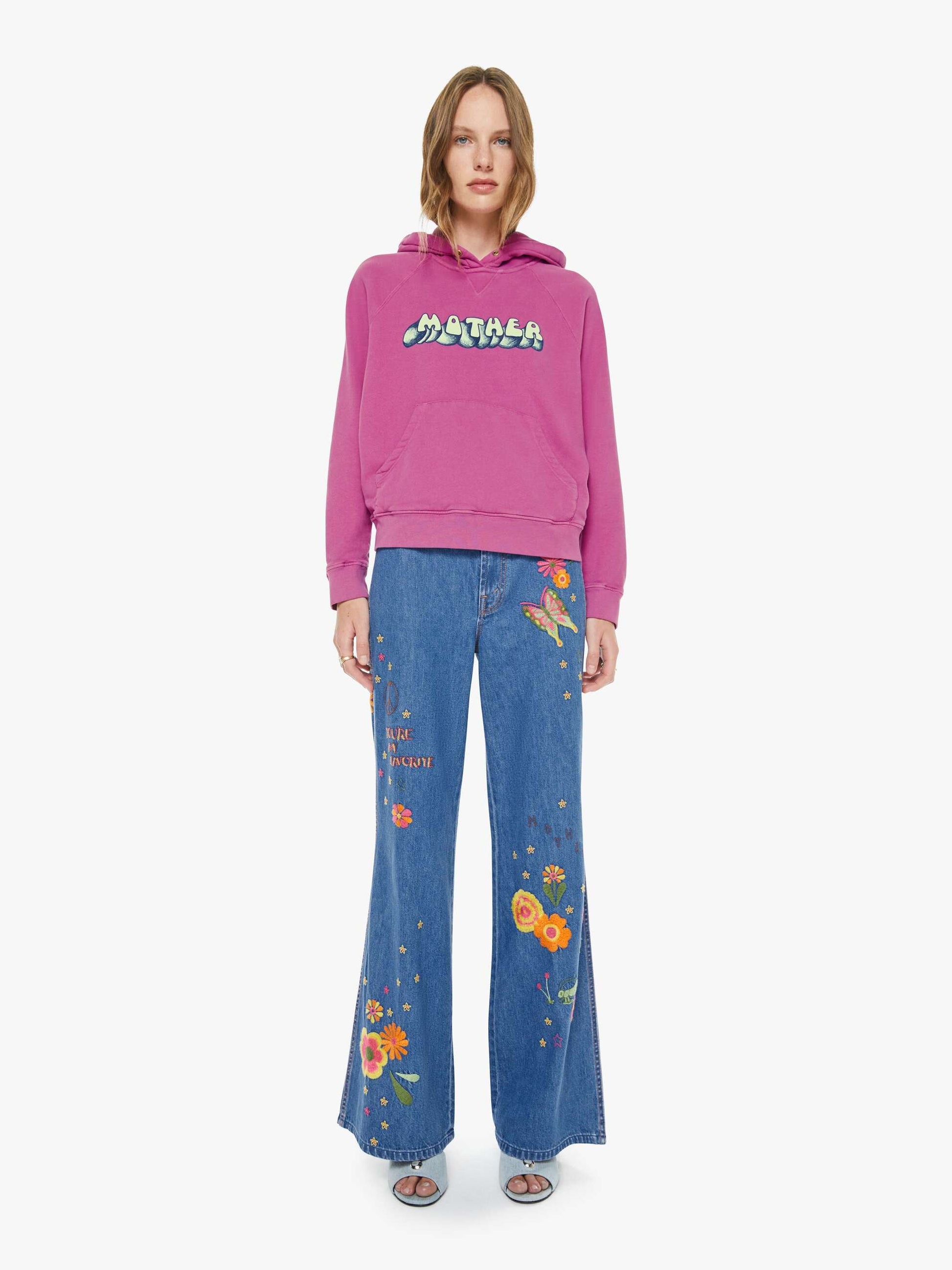 Mother Denim The Square Hoodie Puff Piece