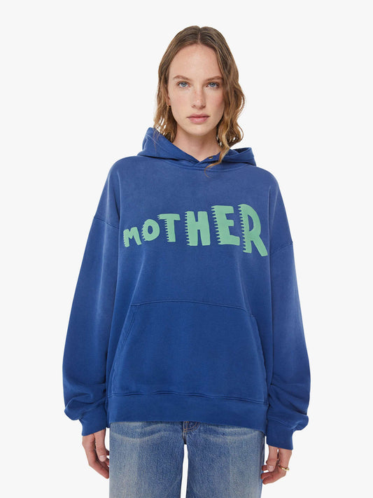 Mother Denim The Oversized Hoodie Blue (Dark)