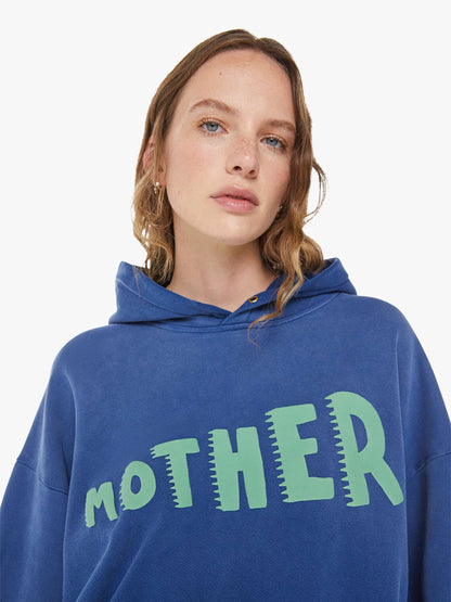 Mother Denim The Oversized Hoodie Blue (Dark)