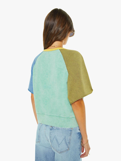 Mother Denim The Quick Dip Green Blue Yellow Multi