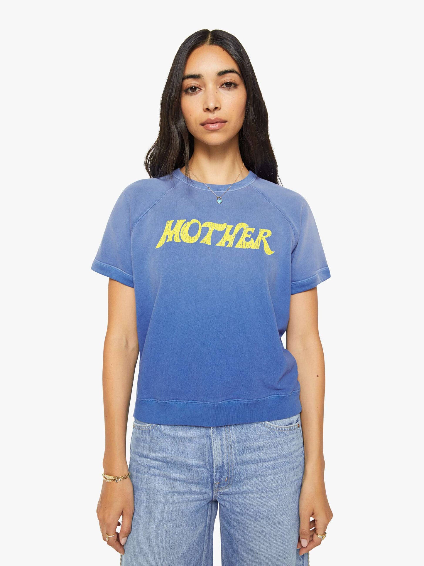 Mother Denim The Short Sleeve Concert MOTHER Swirl