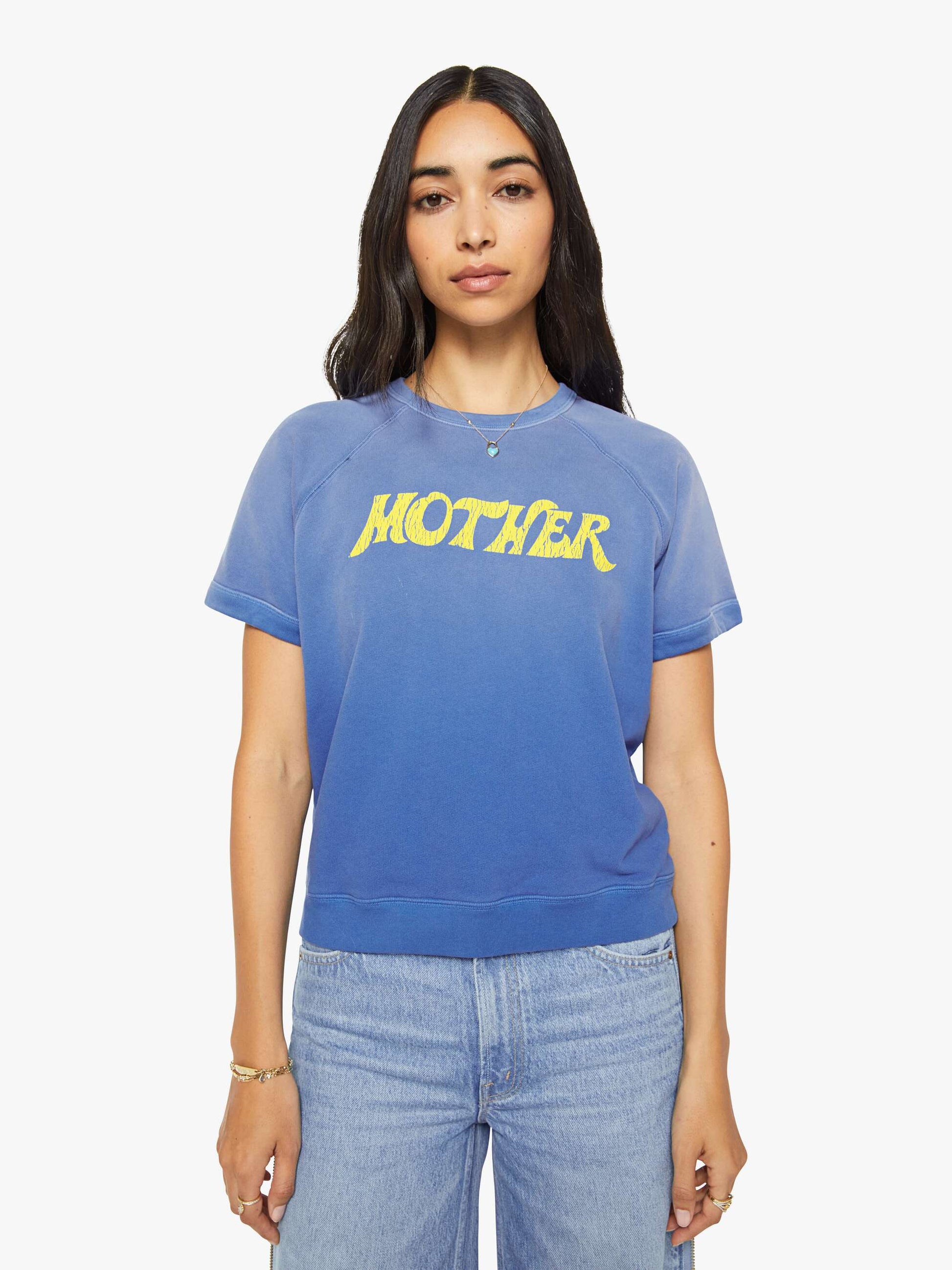 Mother Denim The Short Sleeve Concert MOTHER Swirl