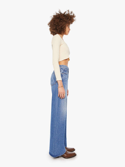 Mother Denim SPRWMN Polo Sweatshirt White (Open)